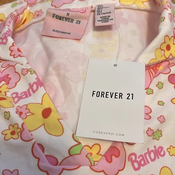 Forever 21 x Barbie floral cotton dress - Picture 6 of 6